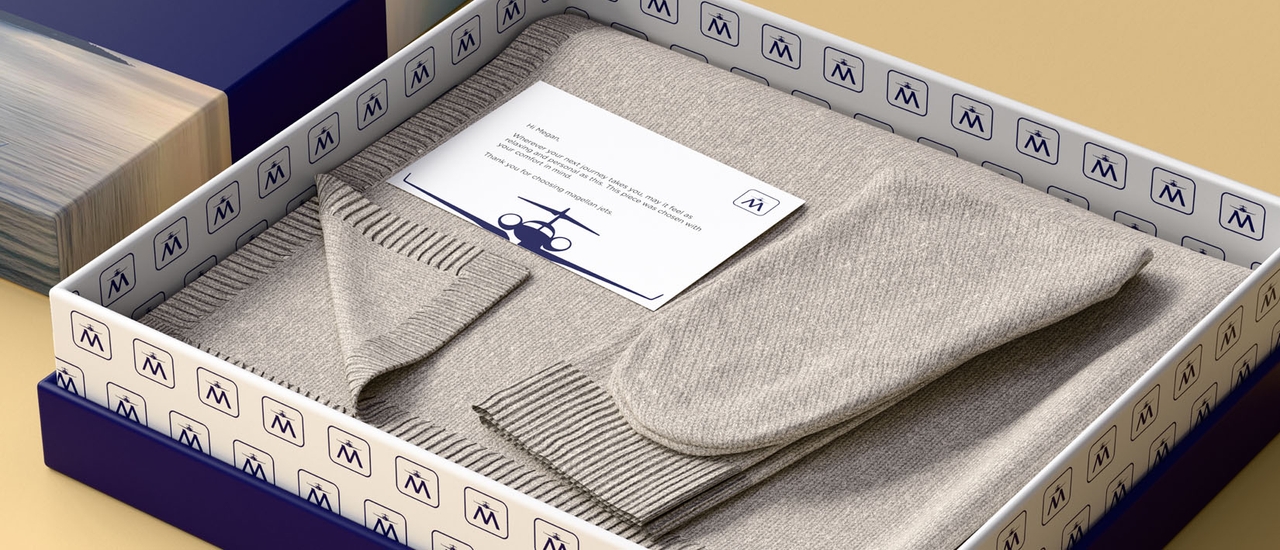 Sky Cashmere Blanket 2