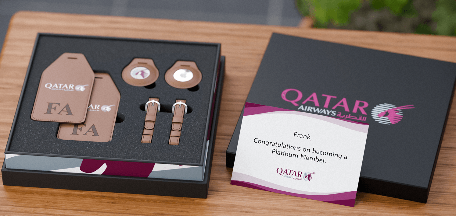 Apple AirTag Luggage Tag 2pc. Gift Set GildedBox